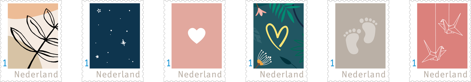 Gratis ontwerp persoonlijke postzegel